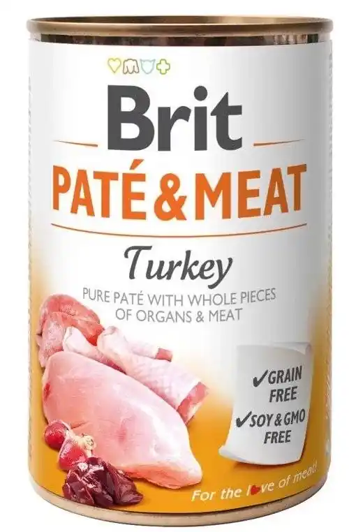 Biztonságos fizetés BRIT PATE & MEAT PULYKAHÚS 400 g
