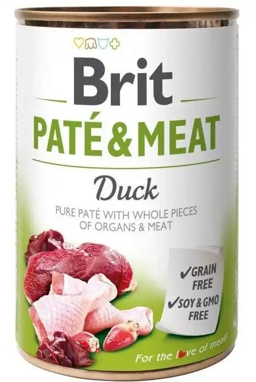 BRIT PATE & MEAT KACSA 400 g Azonnal elérhető