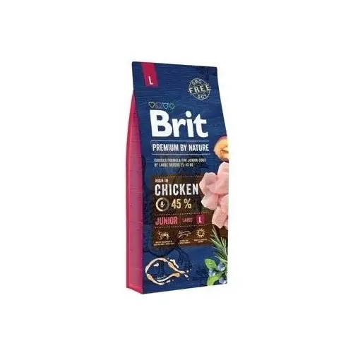 Rendeld meg most Brit Premium By Nature Junior L csirkével 15 kg