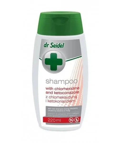 Nézd meg most DermaPharm Dr Seidel Laboratory sampon klórhexidinnel és ketokonazollal 220 ml