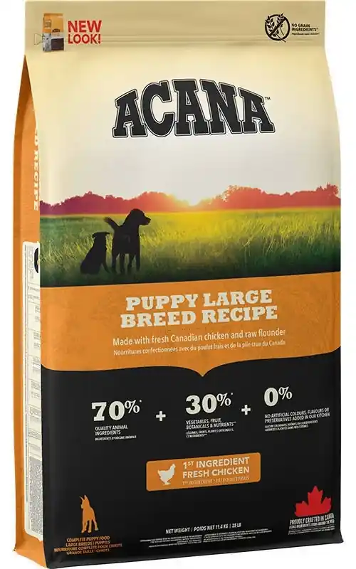Acana Heritage Puppy Large Breed 11, 4kg Azonnali szállítás