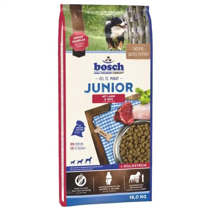 BOSCH Junior Bárány és rizs 15 kg Kiárusítás