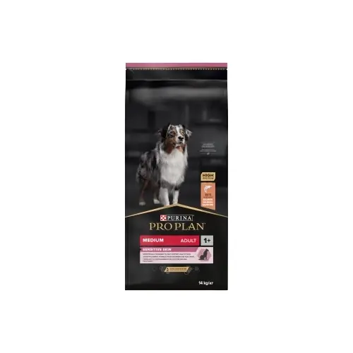 Purina Pro Plan Medium Adult Sensitive Skin Optiderma Lazac és rizs 14kg Ne maradj le