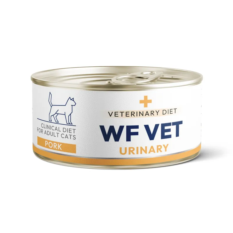 Biztonságos fizetés WF VET Urinary macskaeledel sertéshússal 85 g