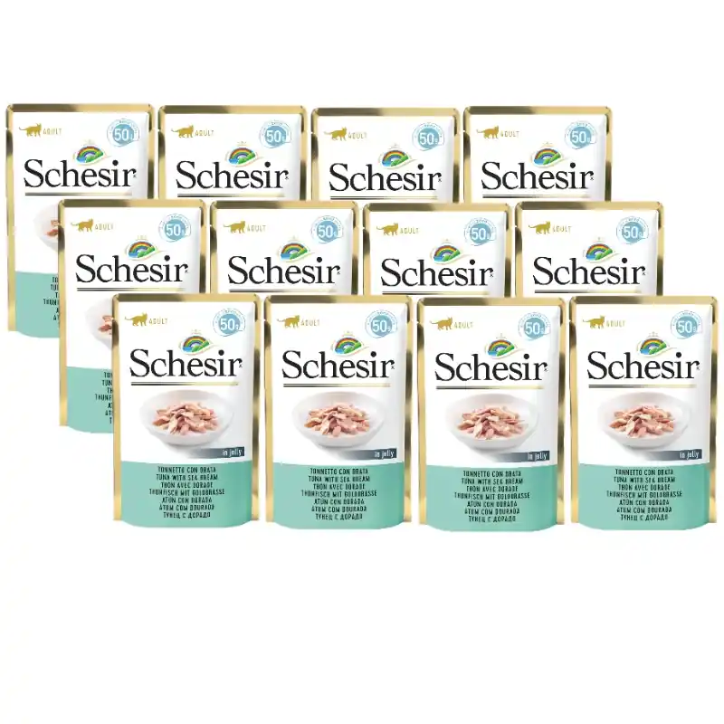 Schesir Tonhal és aranyhal zselében 12x50 g Korlátozott ajánlat