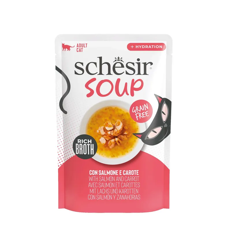 Legjobb ár Schesir Soup lazac sárgarépával, 40 g-os tasak