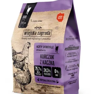Wiejska Zagroda Csirke és kacsa macskáknak 400 g Kiárusítás
