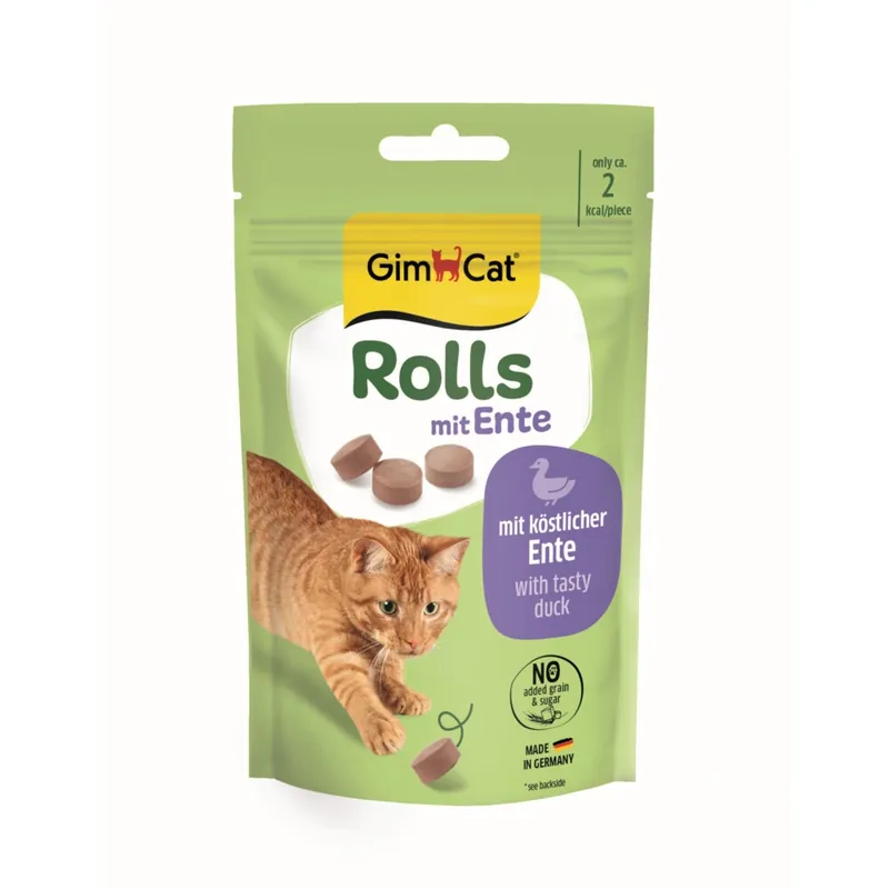 GimCat Rolls macskaeledel kacsa 40 g Szuper ajánlat