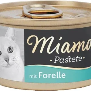 Vásárlói kedvenc Miamor Pastete pisztráng 24x85g-os konzervdobozban