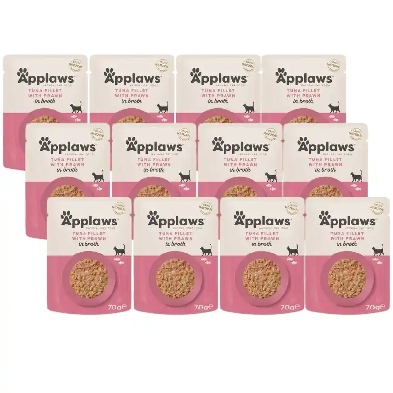 Ajánlat Applaws Cat Tuna & Prawns tasak 12x70g