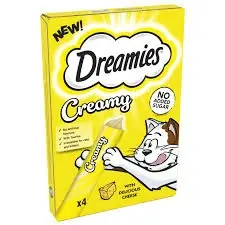 Bestseller DREAMIES Krémes sajt 4x10g