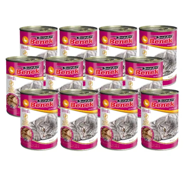Super Benek CAT gabonamentes falatok kacsával, mártással 12x415 g Árengedmény