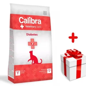 Rendeld meg most Calibra Veterinary Diets Macska cukorbetegség 2 kg + INGYENES meglepetés a macskádnak!