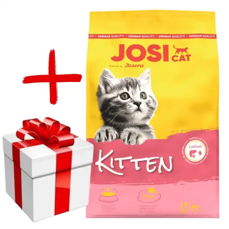 Korlátozott ajánlat JOSERA JosiCat Kitten 10 kg + INGYENES MEGLEPETÉS A MACSKÁJÁNAK!