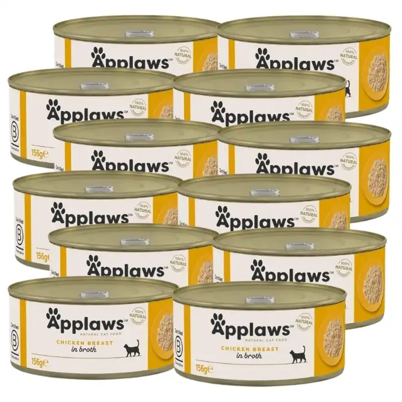 Szuper akció Applaws macska csirkemell 12x156 g konzerv