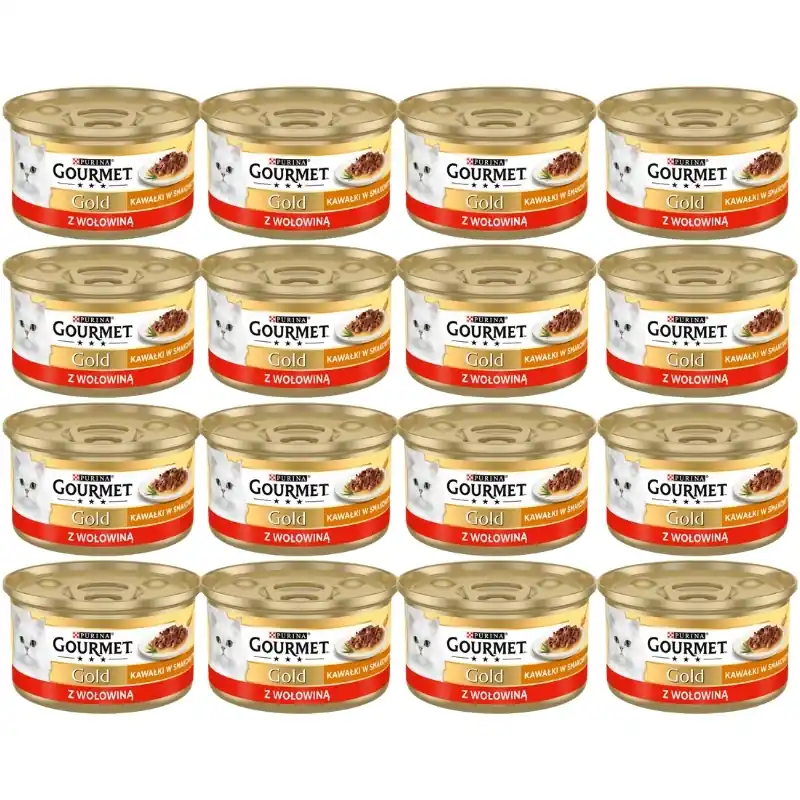 Árengedmény Purina Gourmet Gold Sauce Delight marhahússal 48x85g