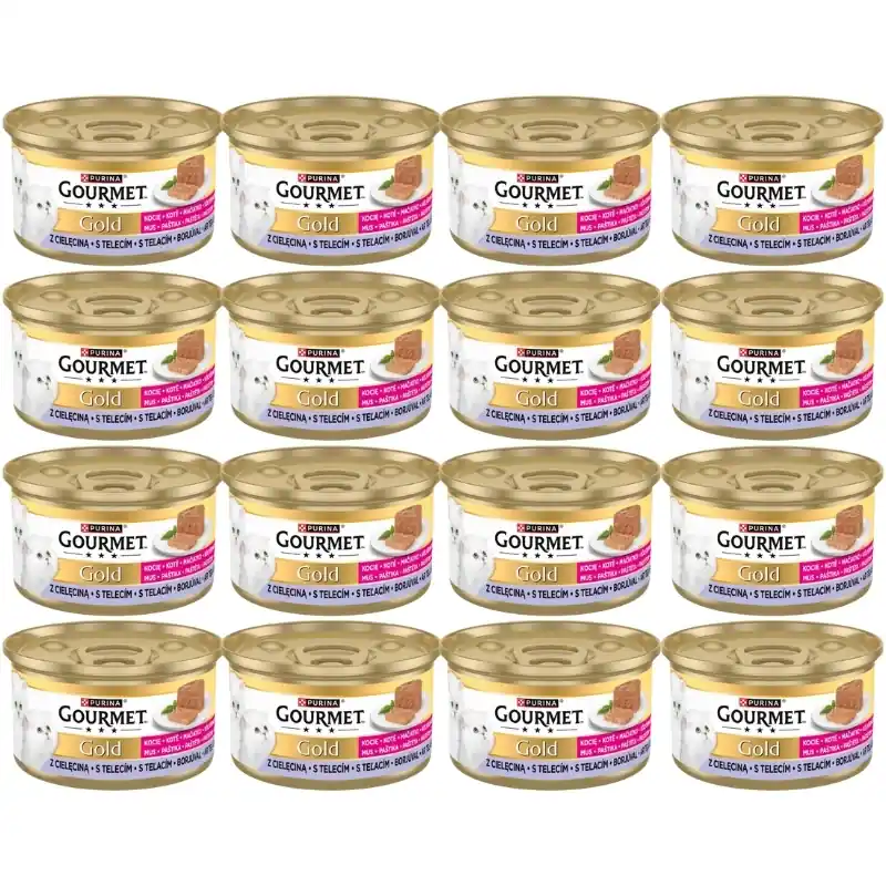 Purina Gourmet Gold cica mousse borjúhússal 48x85g Ne maradj le