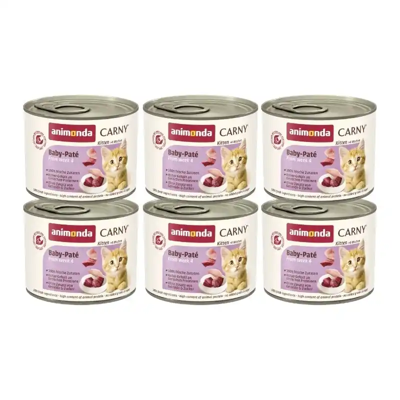 Animonda Cat Carny Carny Cica Baby Pate 6x200g Kedvezmény