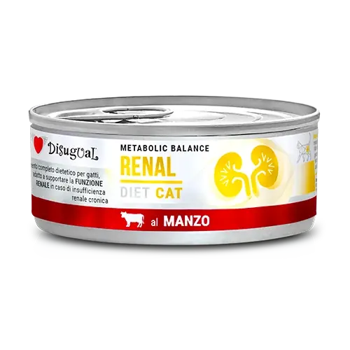 Disugual Nedves macskaeledel Veterinary RENAL Marha (felnőtt) 85 g Expressz szállítás