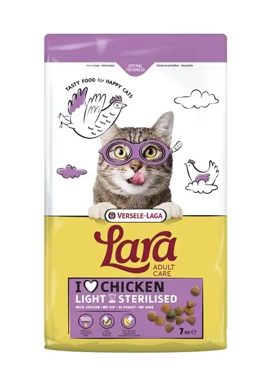 Nézd meg most Versele-Laga Lara Adult Light Sterilizált 7kg - eledel sterilizált macskáknak