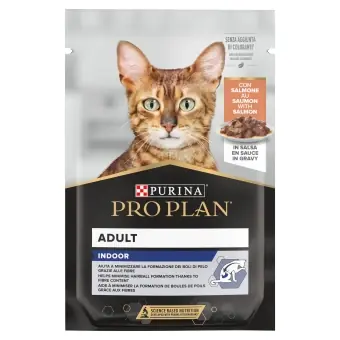 Purina Pro Plan Indoor Adult lazaccal – 85g macskaeledel Outlet