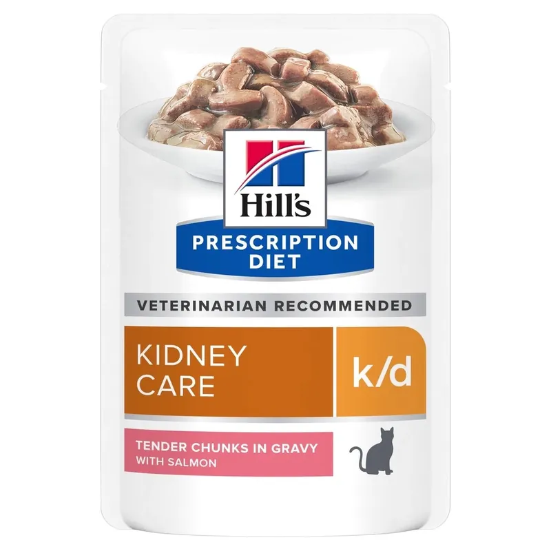 Szuper akció Hill‘s Prescription Diet k/d Feline Lazac 12x85g