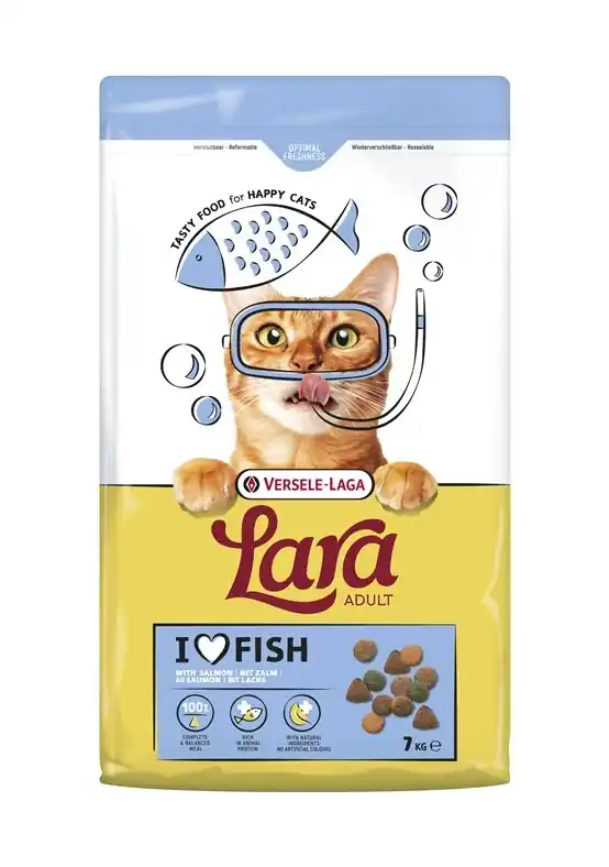 Expressz kézbesítés VERSELE-LAGA Lara Adult Salmon 7kg - Felnőtt macskaeledel lazaccal