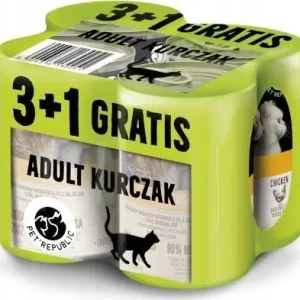 Árengedmény Pet Republic Kit Chicken 3+1 FREE - Macska nedves eledel - 400g