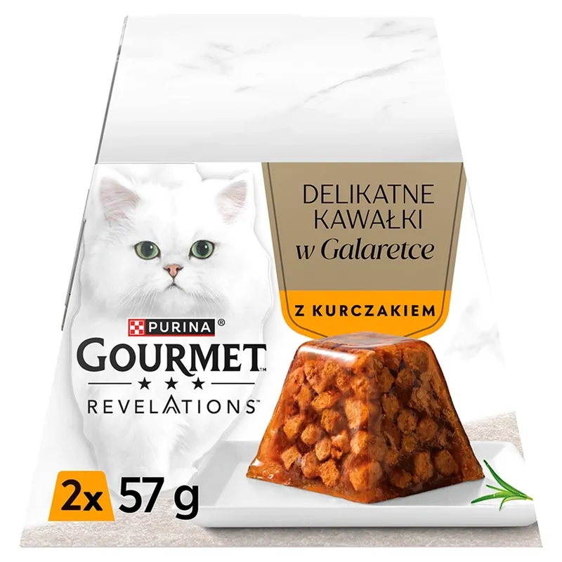 Vedd meg online GOURMET Revelations Finom darabok zselében csirkével 2x57g