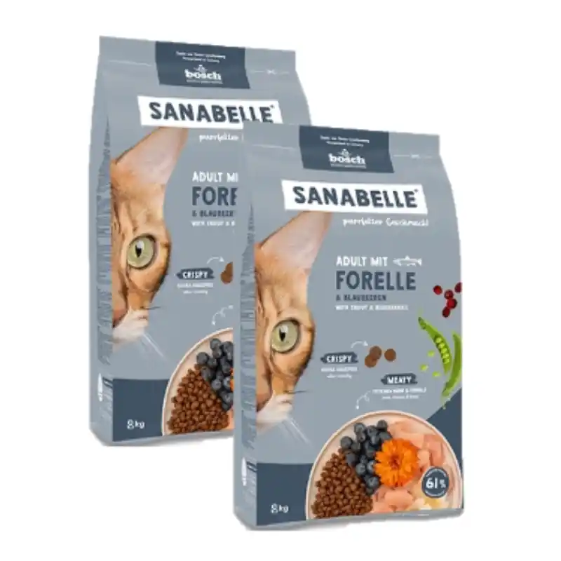 Olcsó BOSCH Sanabelle felnőtt Pisztráng 2x8kg