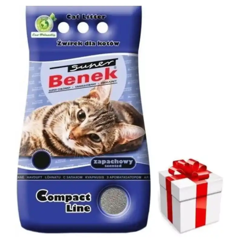 Azonnali szállítás CERTECH-SUPER BENEK Compact Line Sea Breeze 25l + Ingyenes Meglepetés Macskának