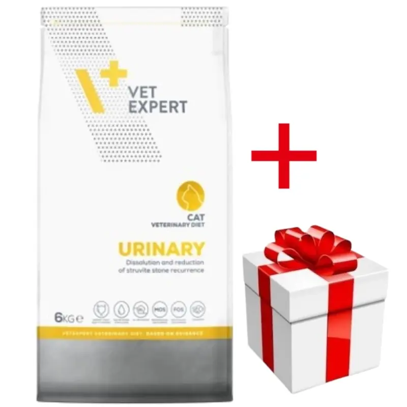 VETEXPERT Veterinary Diet Cat Urinary 6kg + Ingyenes Meglepetés Macskának Szezonális akció