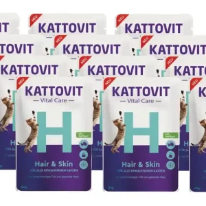 Expressz kézbesítés Kattovit Vital Care Szőr és bőr 12x85g