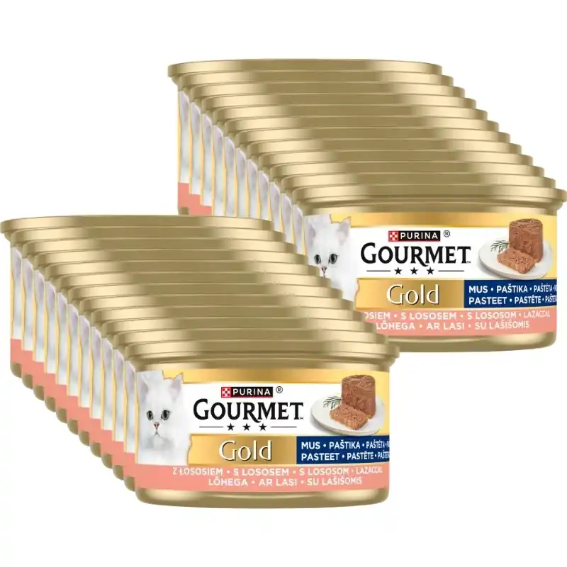 Ajánlat Purina Gourmet Gold mousse lazaccal 24x85g