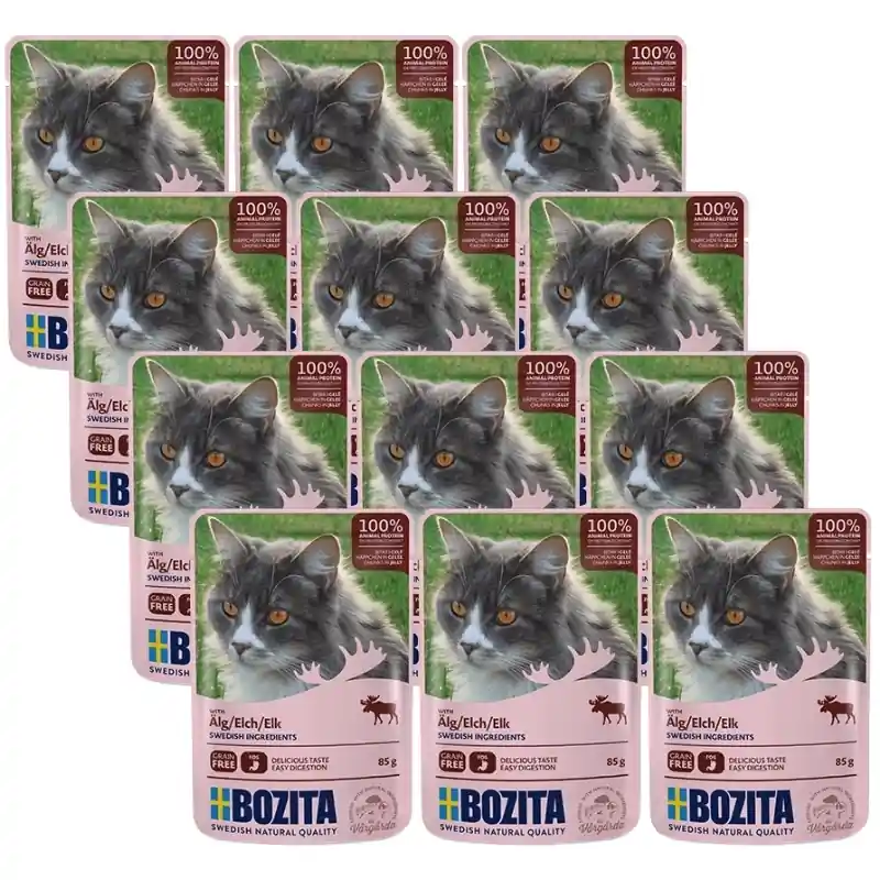 BOZITA Darabok kocsonyában jávorszarvassal 12x85g Bestseller