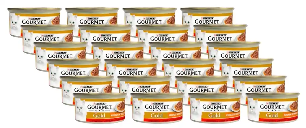 Purina Gourmet Gold Sauce Delight marhahússal 24x85g Rendeld meg most
