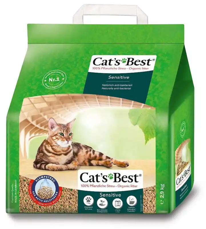 Vedd meg most JRS Cats Best Sensitive (Green Power) macskalaom 8L/2,9kg