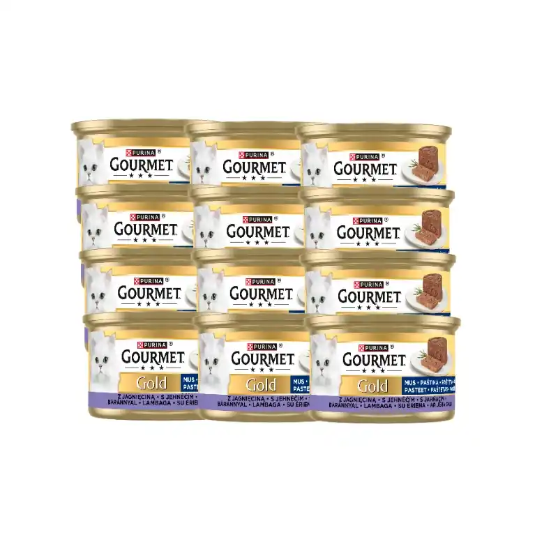 Legnépszerűbb Purina Gourmet Gold hab bárányhús 12x85g