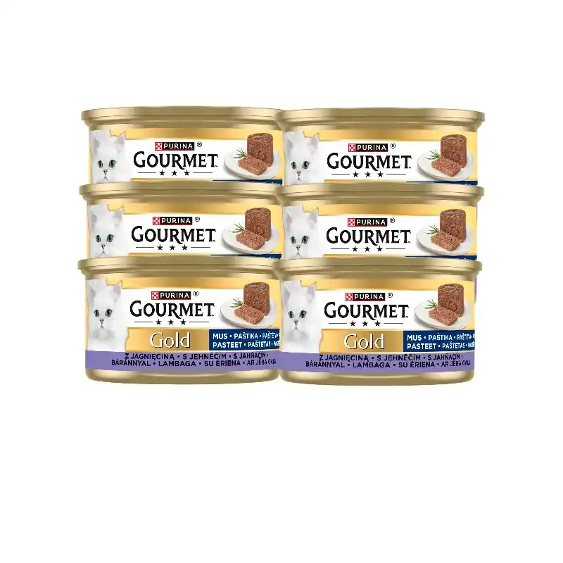 Biztonságos fizetés Purina Gourmet Gold hab bárányhús 6x85g