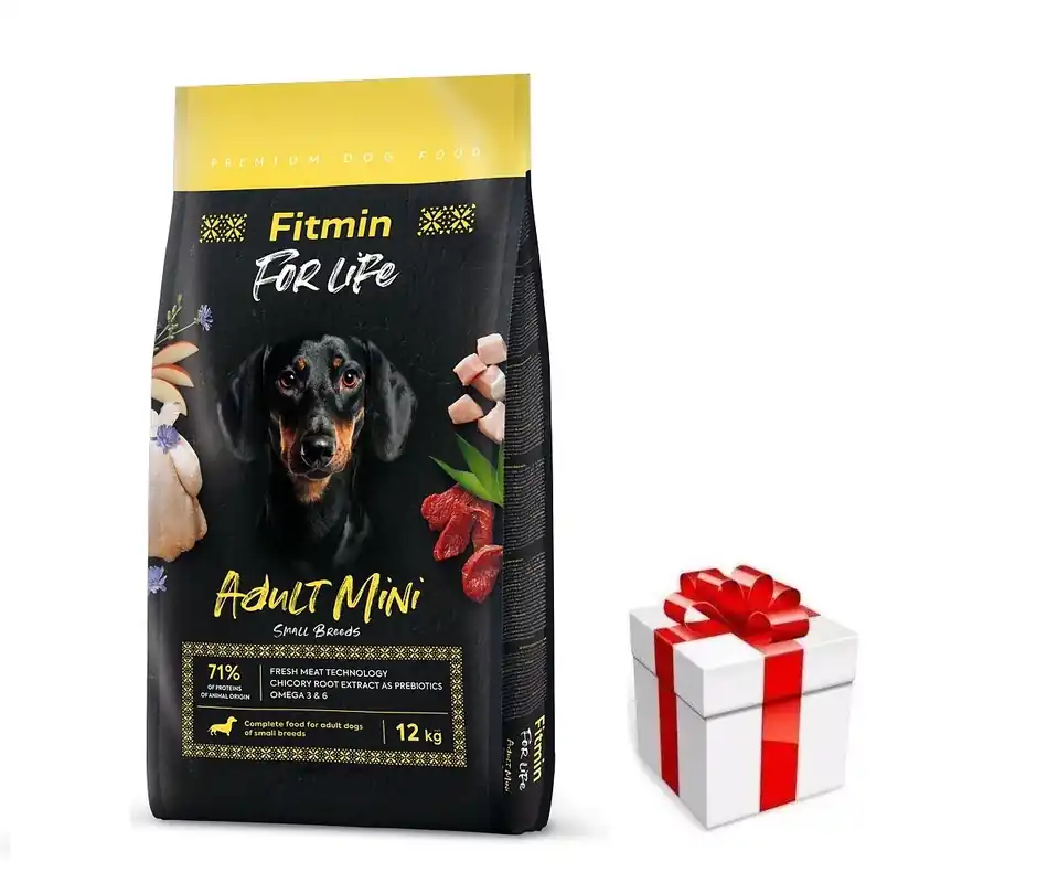 Csak ma FITMIN For Life Mini felnőtt 12kg + MEGLEPETÉS A KUTYÁDNAK