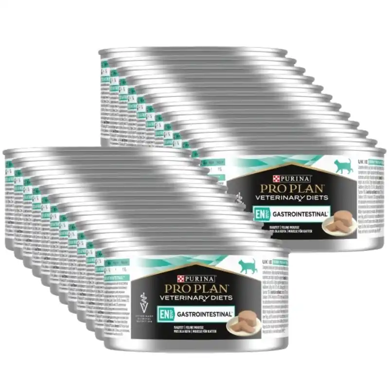 PRO PLAN Veterinary Diets EN St/Ox Gastrointestinal Mousse 24x195g macskaeledel Népszerű