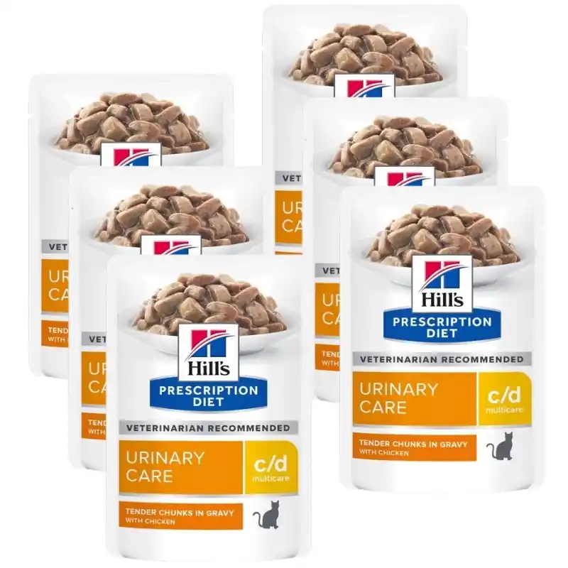 Hill‘s PD Prescription Diet Feline c/d Multicare 6x85g Csak ma