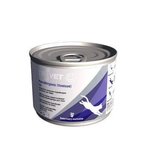 Végkiárusítás TROVET VRD Hypoallergén vadhús macskáknak 24x200g