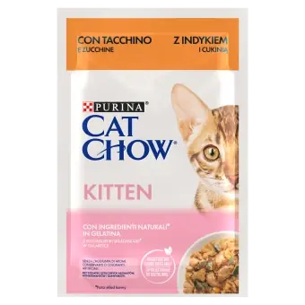 CAT CHOW Cicatáp pulykával és cukkinivel zselében 12x85g Utolsó esély