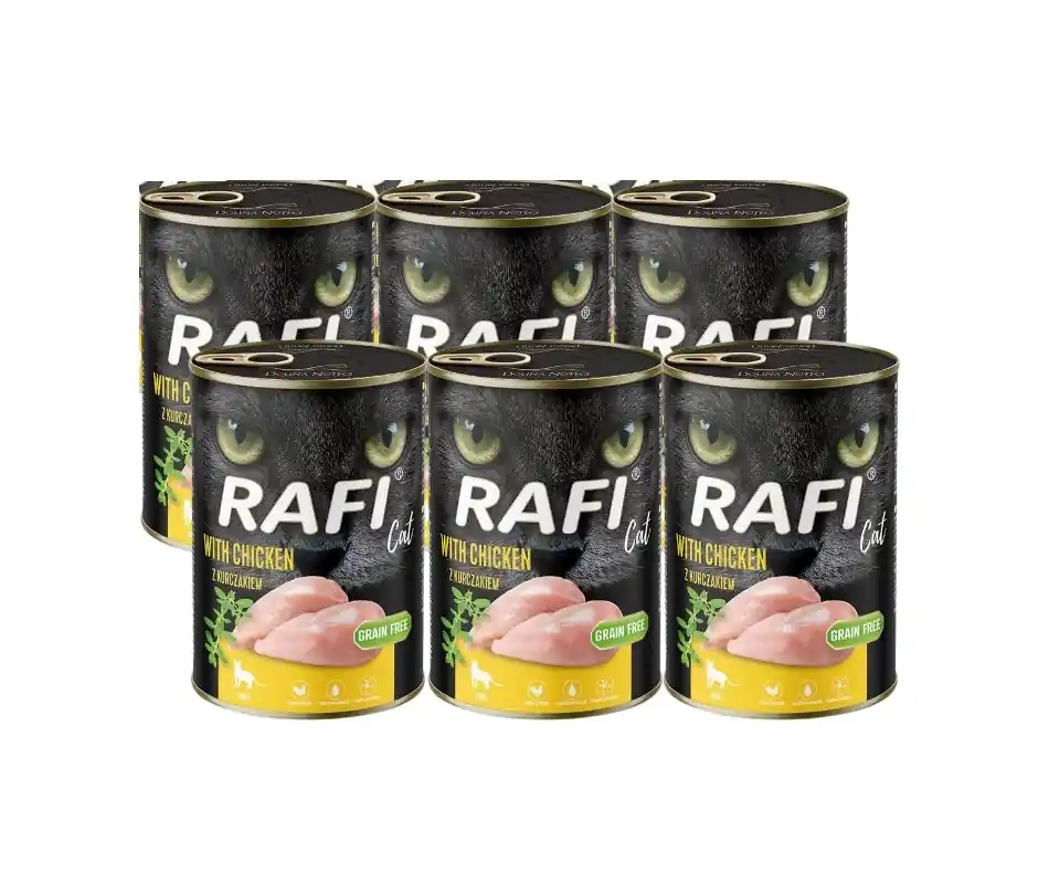 RAFI Cat Adult csirkével 6x400g Prémium