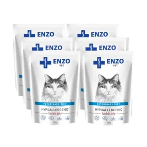 ENZO VET Hipoallergén macskáknak bárányhússal zselében 6x100g Bestseller