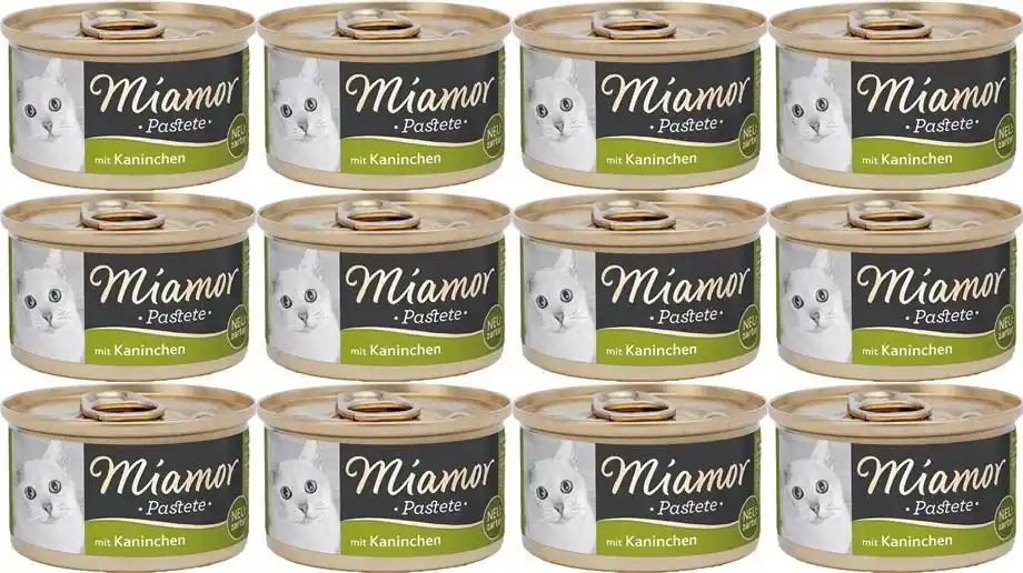 Bestseller Miamor Pastete nyúl 12x85g-os konzervdobozban