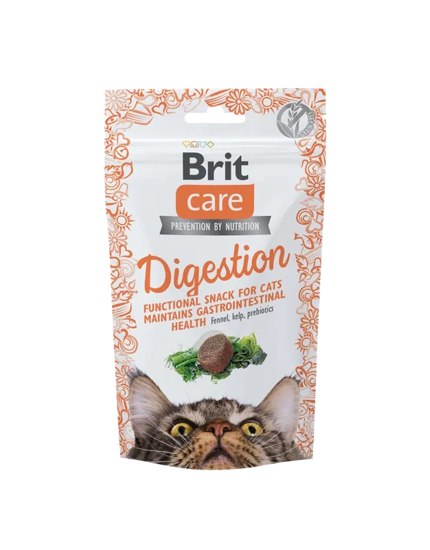 BRIT CARE Cat Snack Emésztés 50g Rendeld meg most