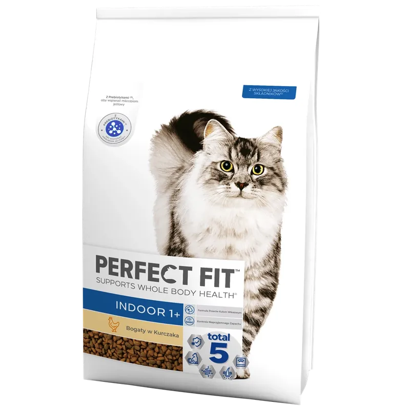 Perfect Fit™ - teljes értékű száraz eledel felnőtt, nem vizslató macskáknak, csirkében gazdag 7 kg Kedvezményes ár