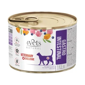 Vedd meg online 4Vets for cats Gastro Intestinal 185g